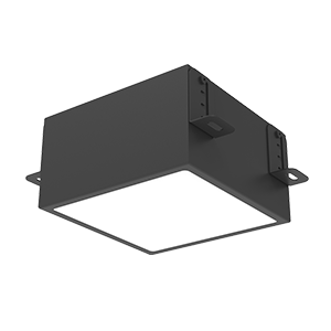Светодиодный светильник VARTON DL-Grill для потолка Грильято 150х150 мм встраиваемый 18 Вт 4000 К 136х136х75 мм IP40 RAL9005 черный муар